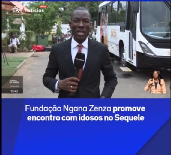 Fundação Ngana Zenza promove encontro com idosos no sequele